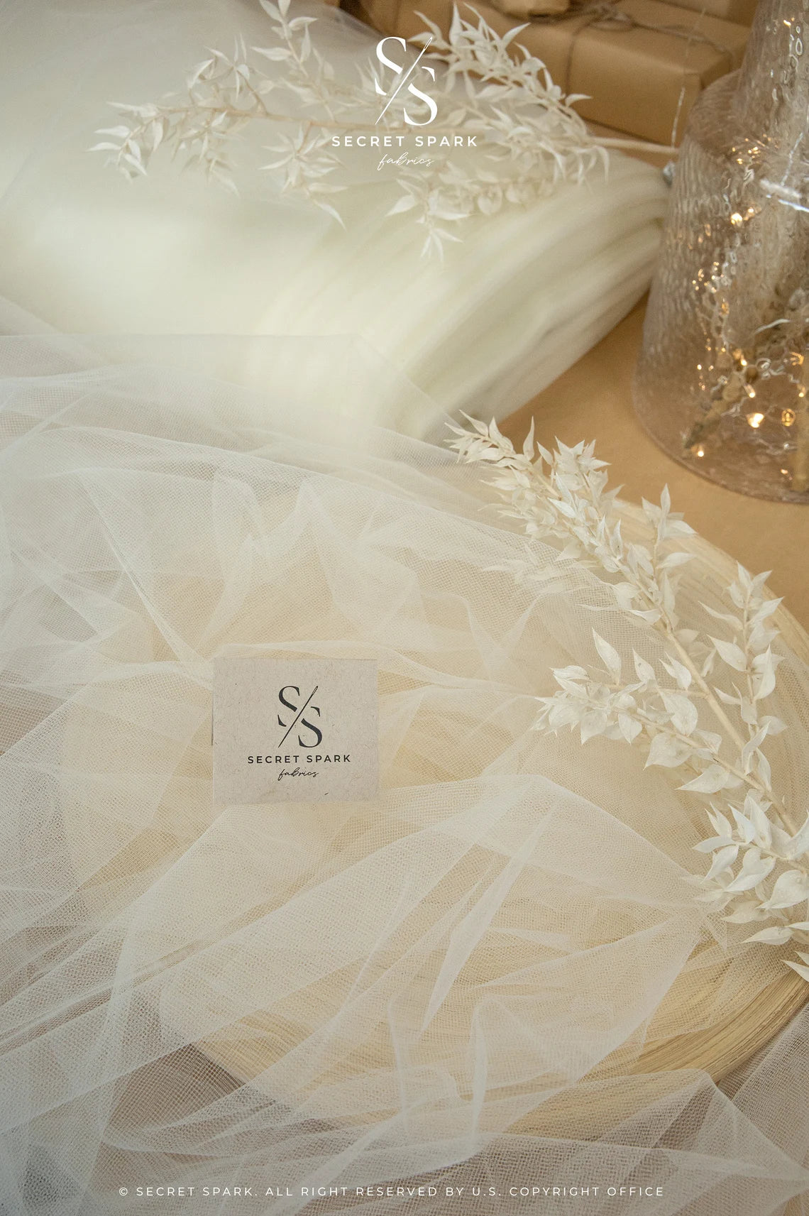 Buy Ivory Bridal Tulle | Premium 108