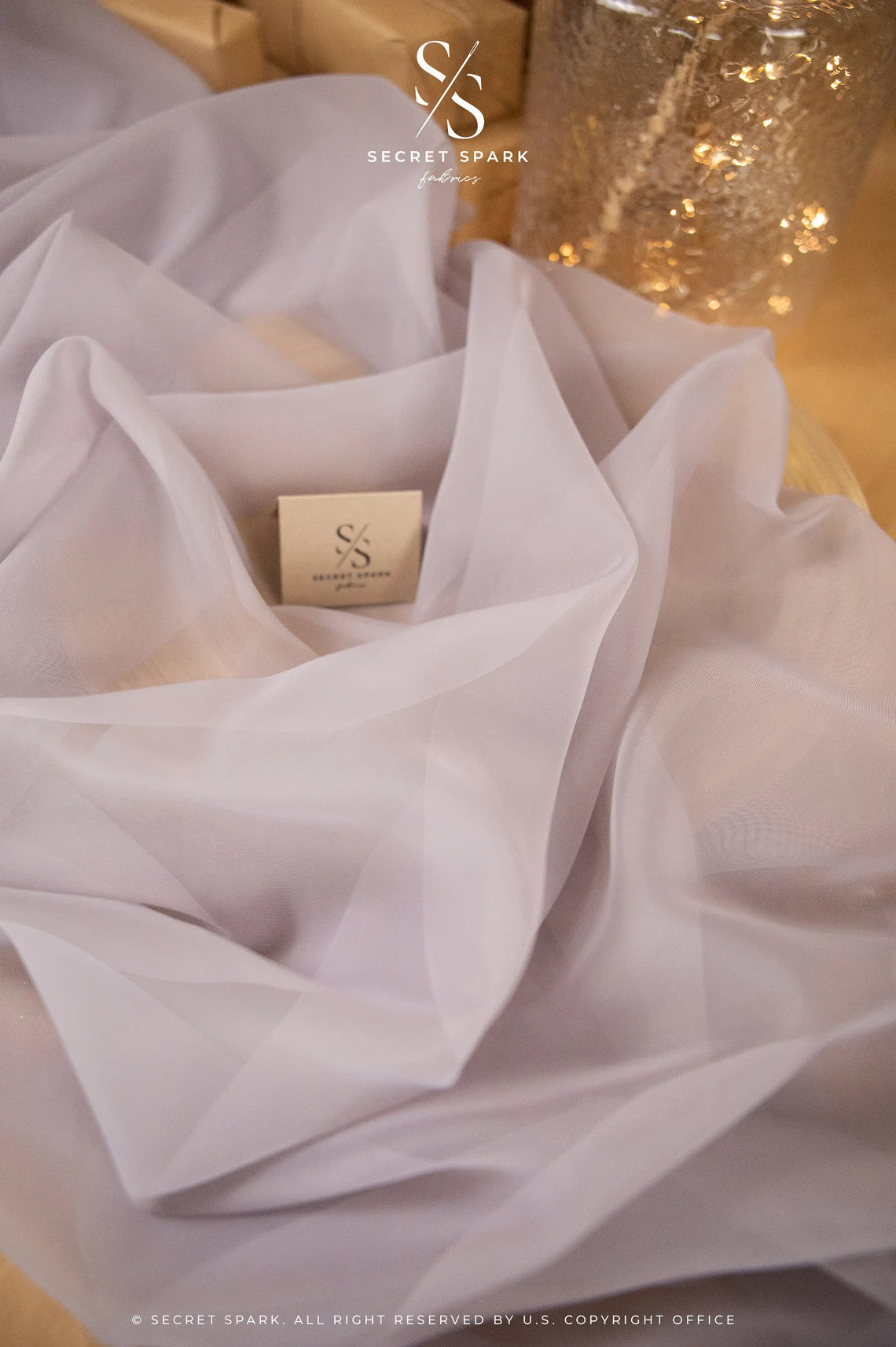 Gray Matte Organza | Extra Wide | for Events & Evening Dresses – Secret ...