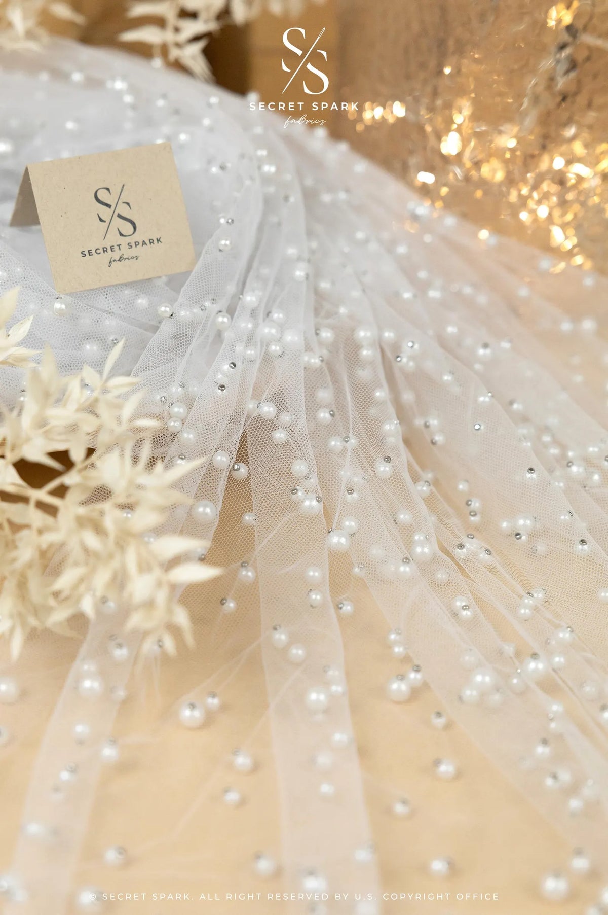 Pearl Tulle "Ariel" – Secret Spark Fabrics