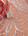 Gleamline - Red Sequin Lace - Photo 3