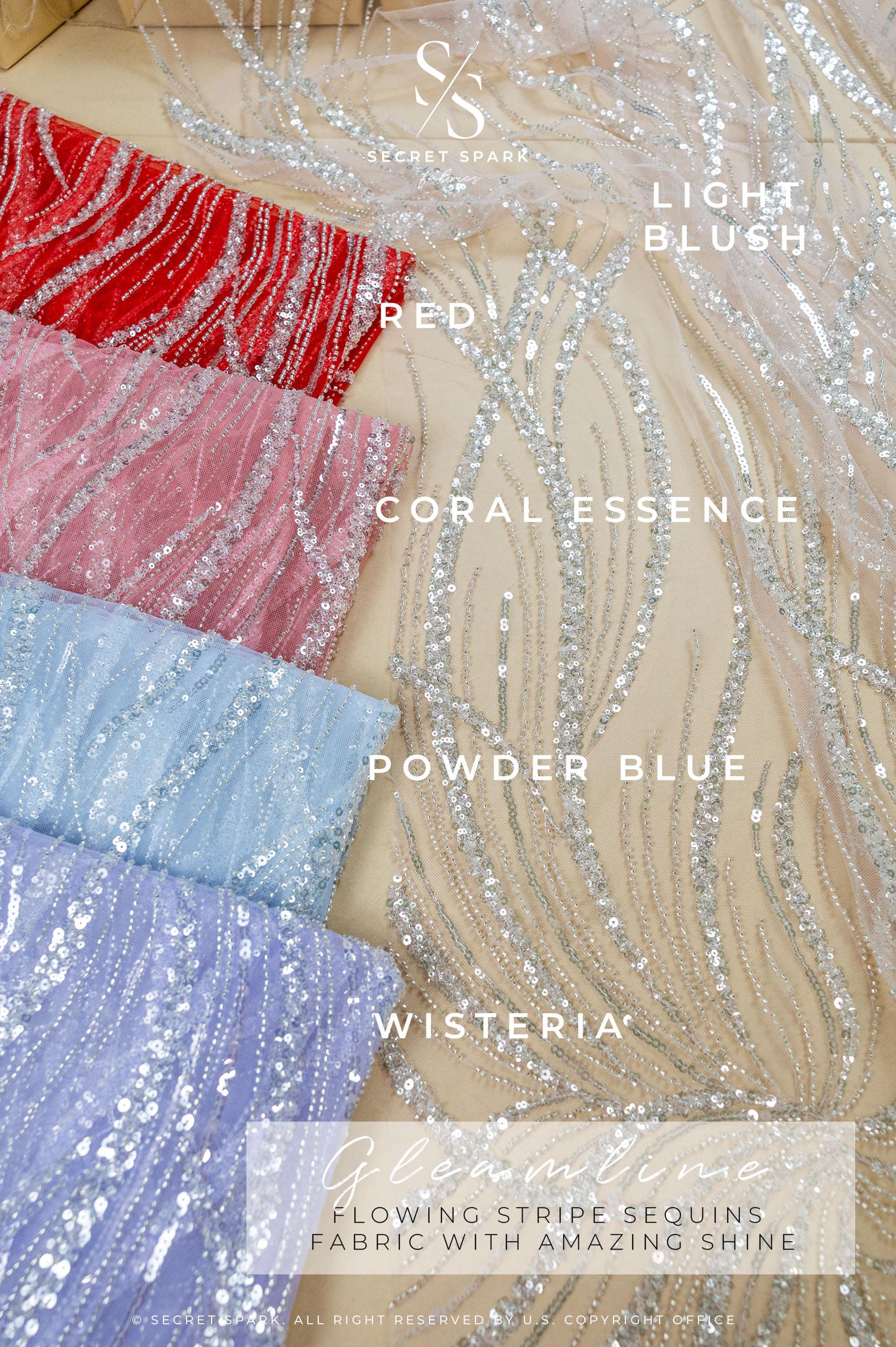 Gleamline - Red Sequin Lace - Photo 5