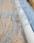 Gleamline - Powder Blue Sequin Lace - Photo 5