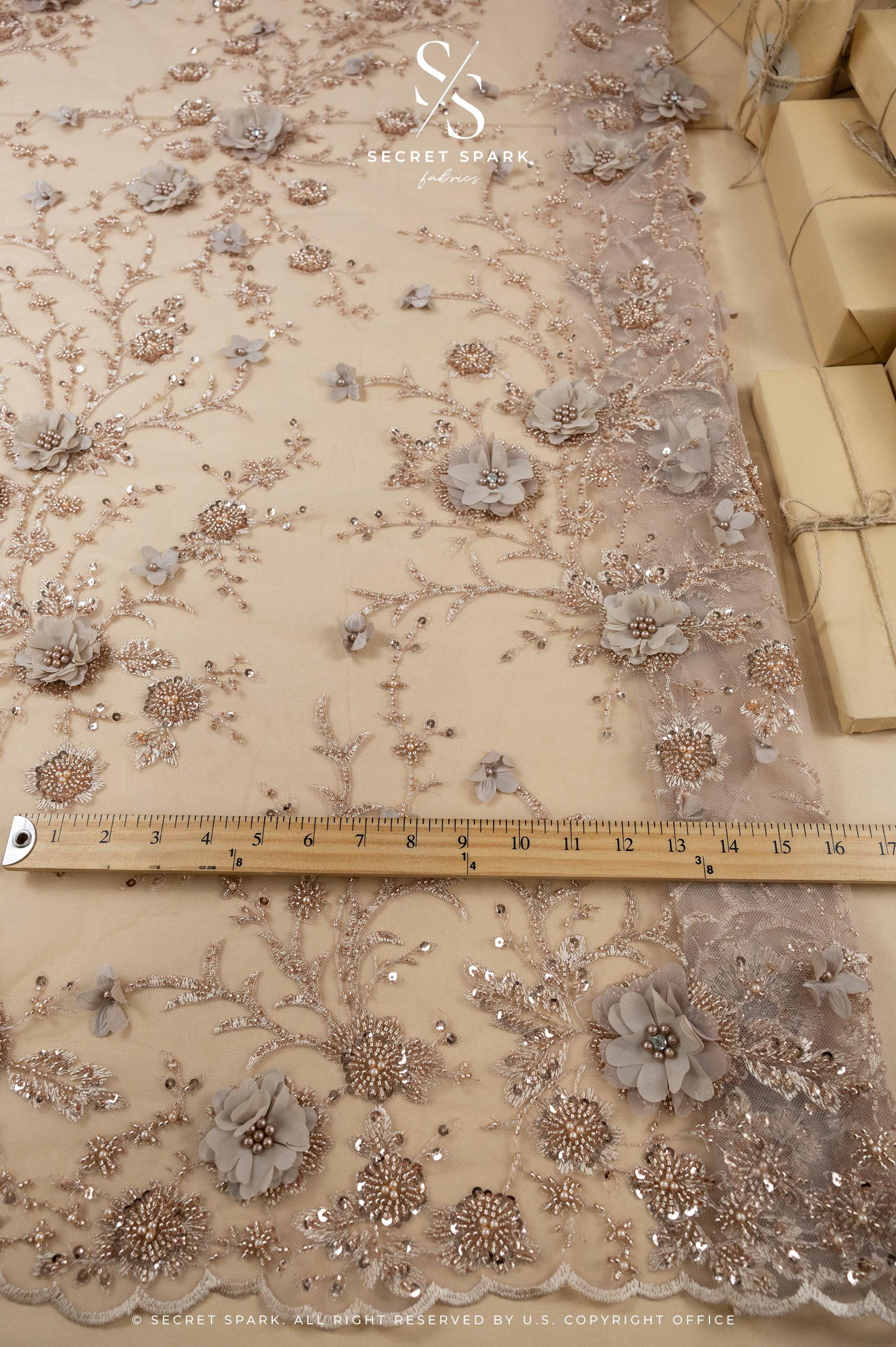 Blossom Dream - Mystic Beige 3D Floral Lace - Photo 5