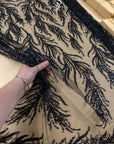 Underwater Forest - Black Beaded Fern Lace - Photo 1