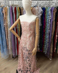 Royal Garden - Soft Pink Baroque Floral Lace - Photo 3