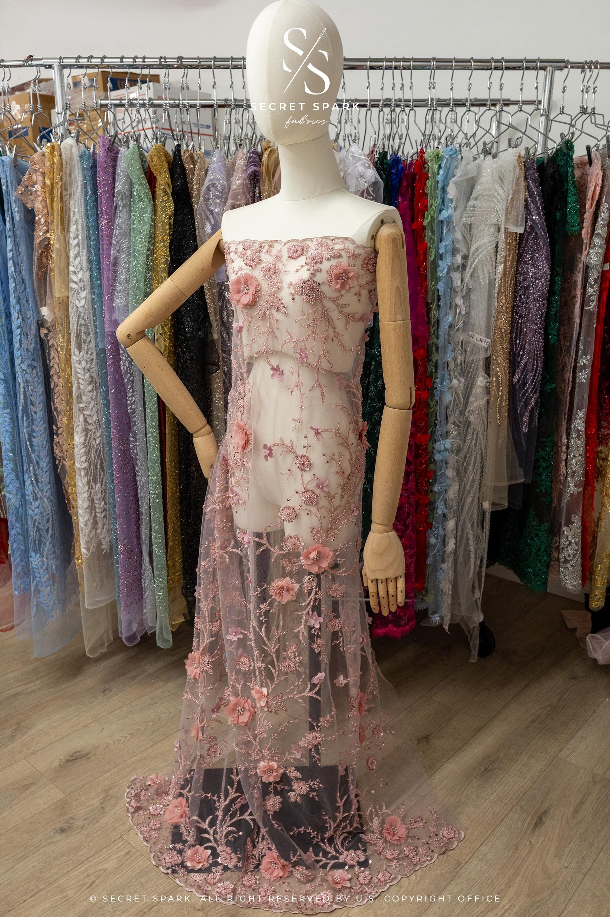 Blossom Dream - Rose Blush 3D Floral Lace - Photo 3