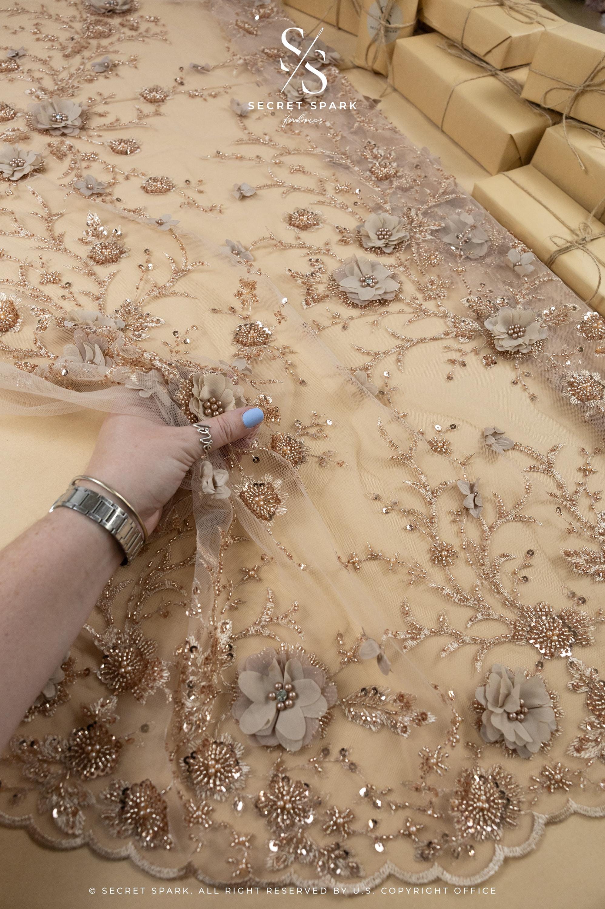 Blossom Dream - Mystic Beige 3D Floral Lace - Photo 6