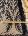 Underwater Forest - Black Beaded Fern Lace - Photo 4