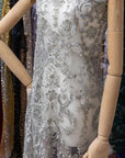 Royal Garden - Light Gray Baroque Floral Lace - Photo 4