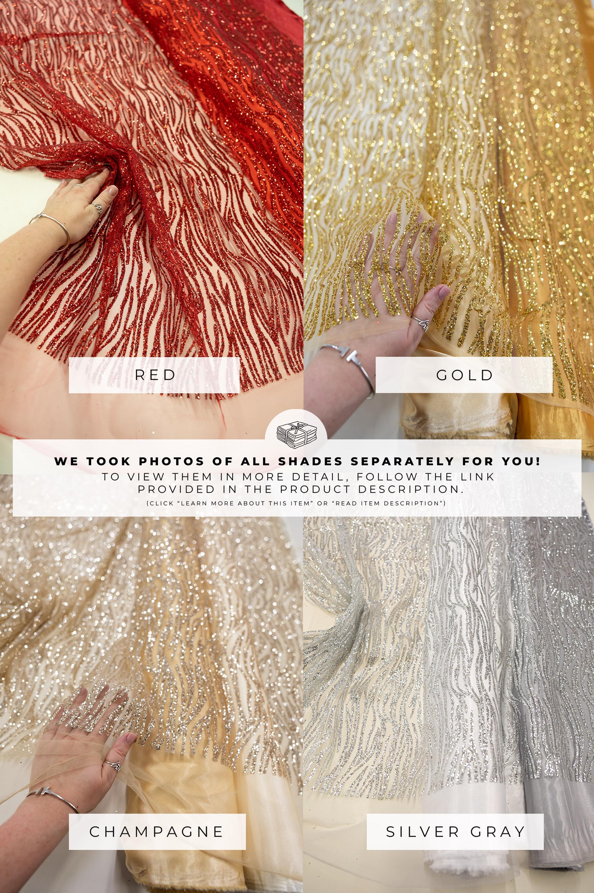 Waves Glitter - Ivory