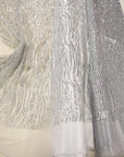 Waves Glitter Silver Gray - Image 2