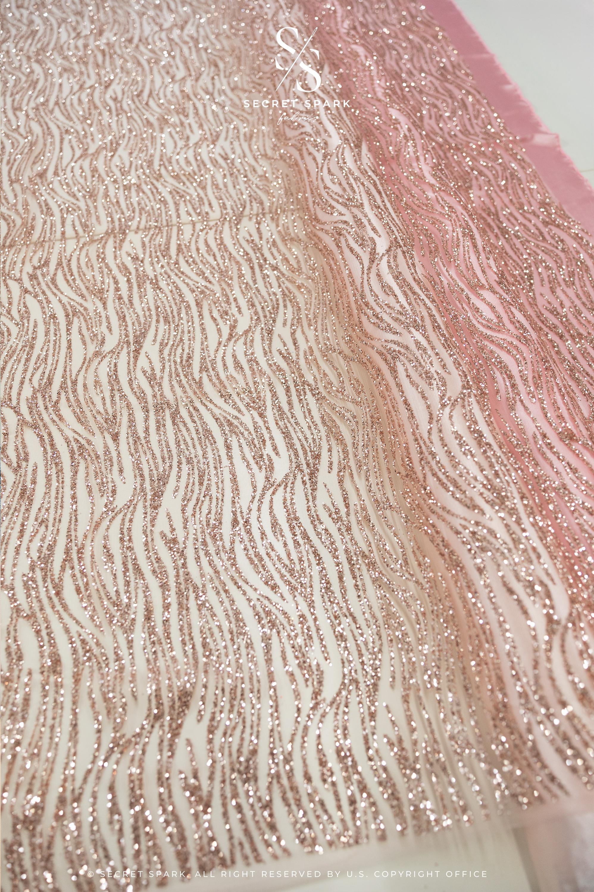 Waves Glitter Light Blush - Image 2