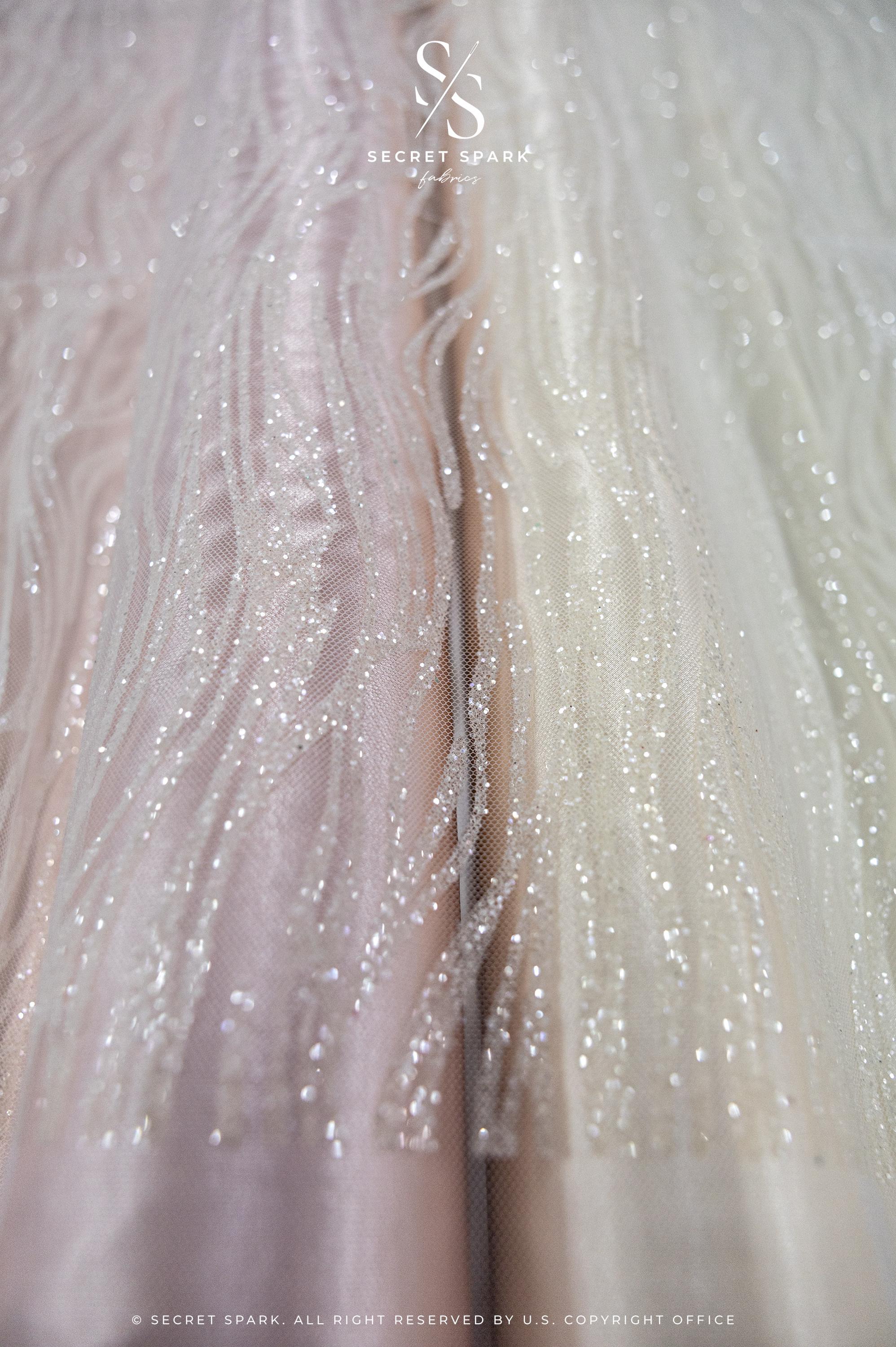 Waves Glitter Ivory - Image 5