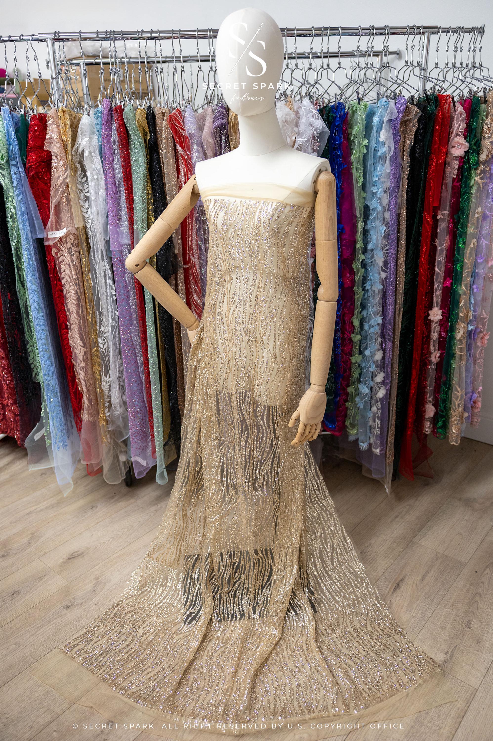 Waves Glitter Gold - Image 10