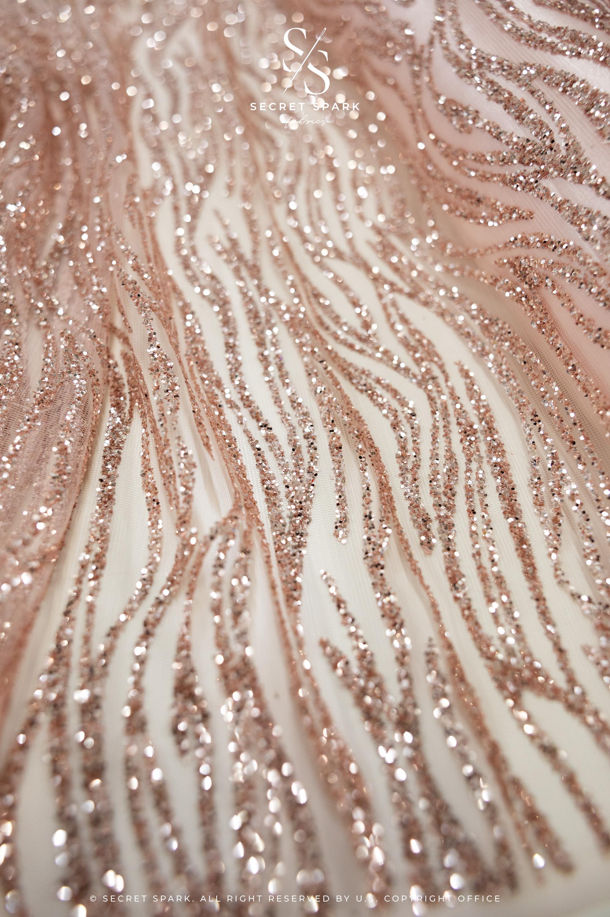 Waves Glitter Light Blush - Image 3