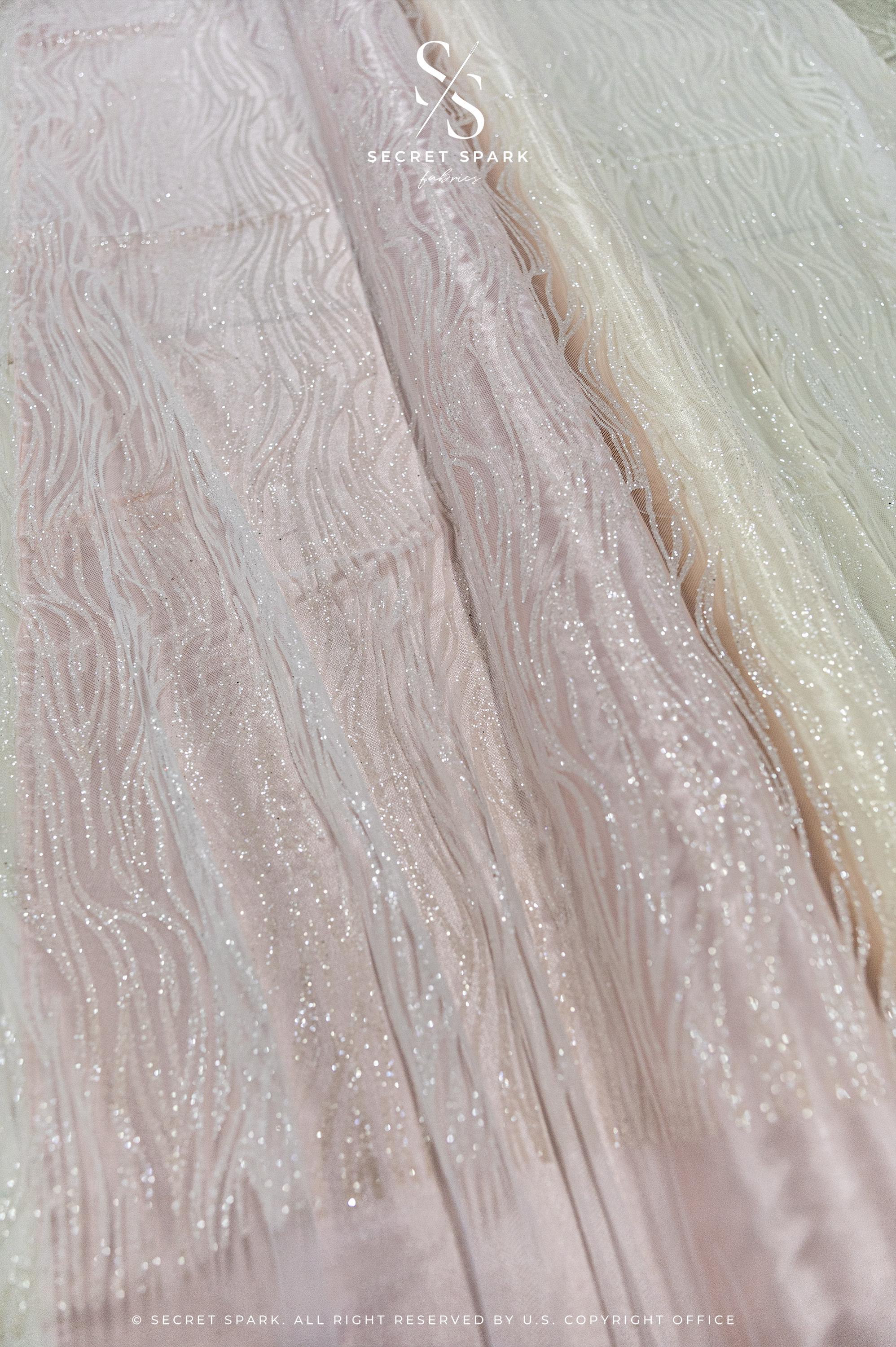 Waves Glitter Ivory - Image 4